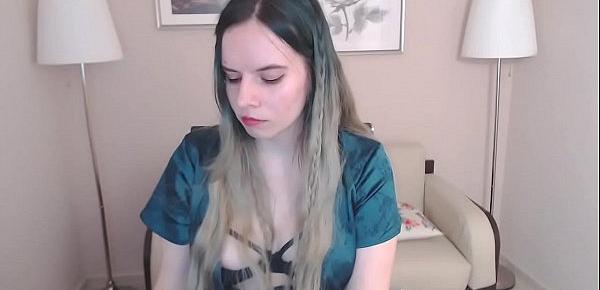  Sensuous Teen Rubbbing Her Pussy Firmly On Webcam - Broadcast from Brazil